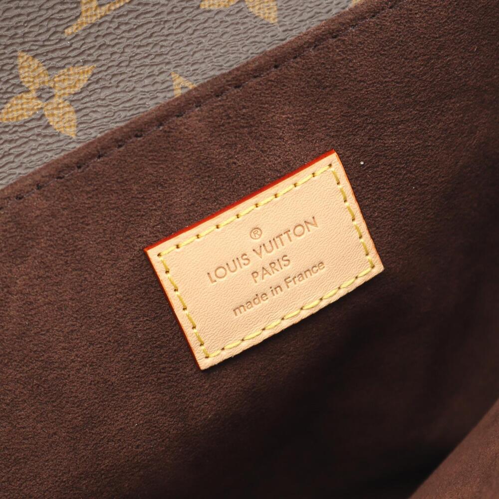 Louis Vuitton Pochette Metis Monogram Handbag Canvas Leather Brown - Picture 4 of 6